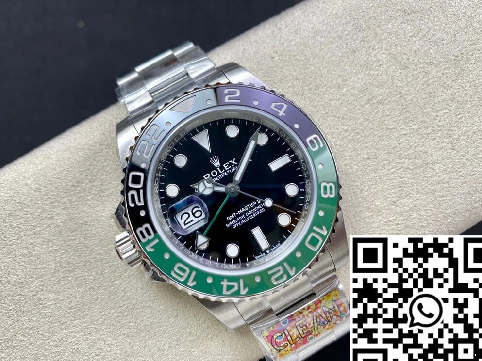 Clean M126720VTNR-0001 Black Dial Master II GMT Factory Rolex 0501
